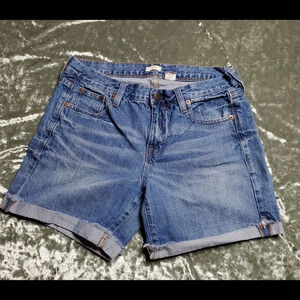 J.Crew Denim Cuffed Shorts